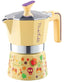 Pedrini Frida Kahlo 3-Cup Coffee Maker - Yellow