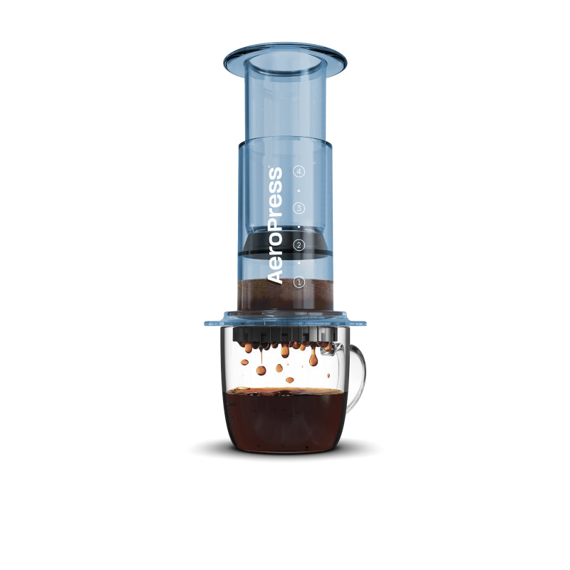 AeroPress Clear Blue Coffee Press Main image