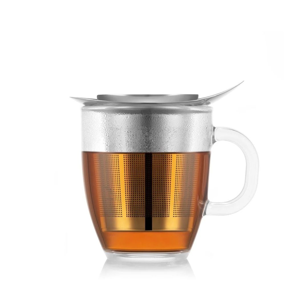 Yo-Yo Set Mug+Tea Strainer 350ml -Chrome Secondary image