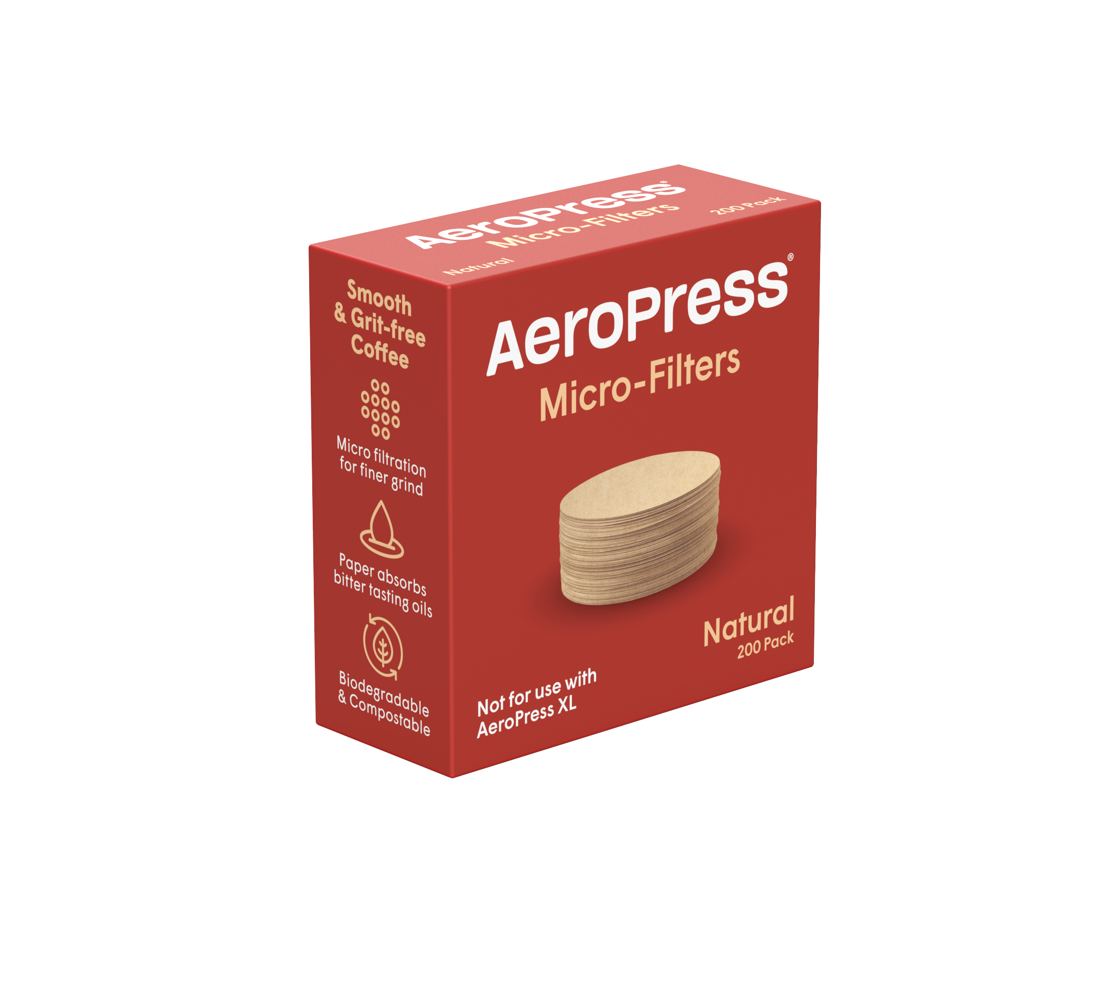 AeroPress 200 Count Micro-Filters - Natural Main image