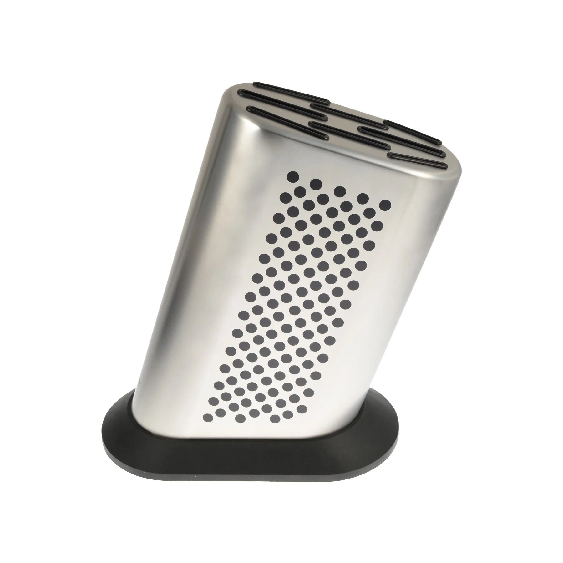 Global Stainless Steel Dotted Knife Block - 8 knives [Empty] Main image