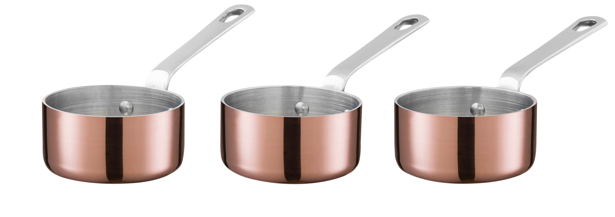 Maitre D' Mini Saucepan Set 6cm, 0.08L Main image