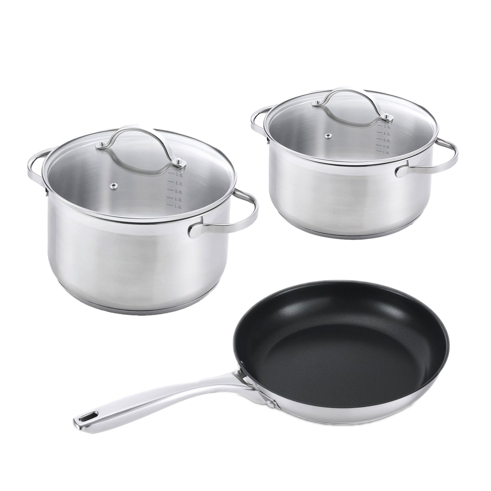 Brabantia Amsterdam 5 piece Cookware Set with Non-Stick Pan Main image