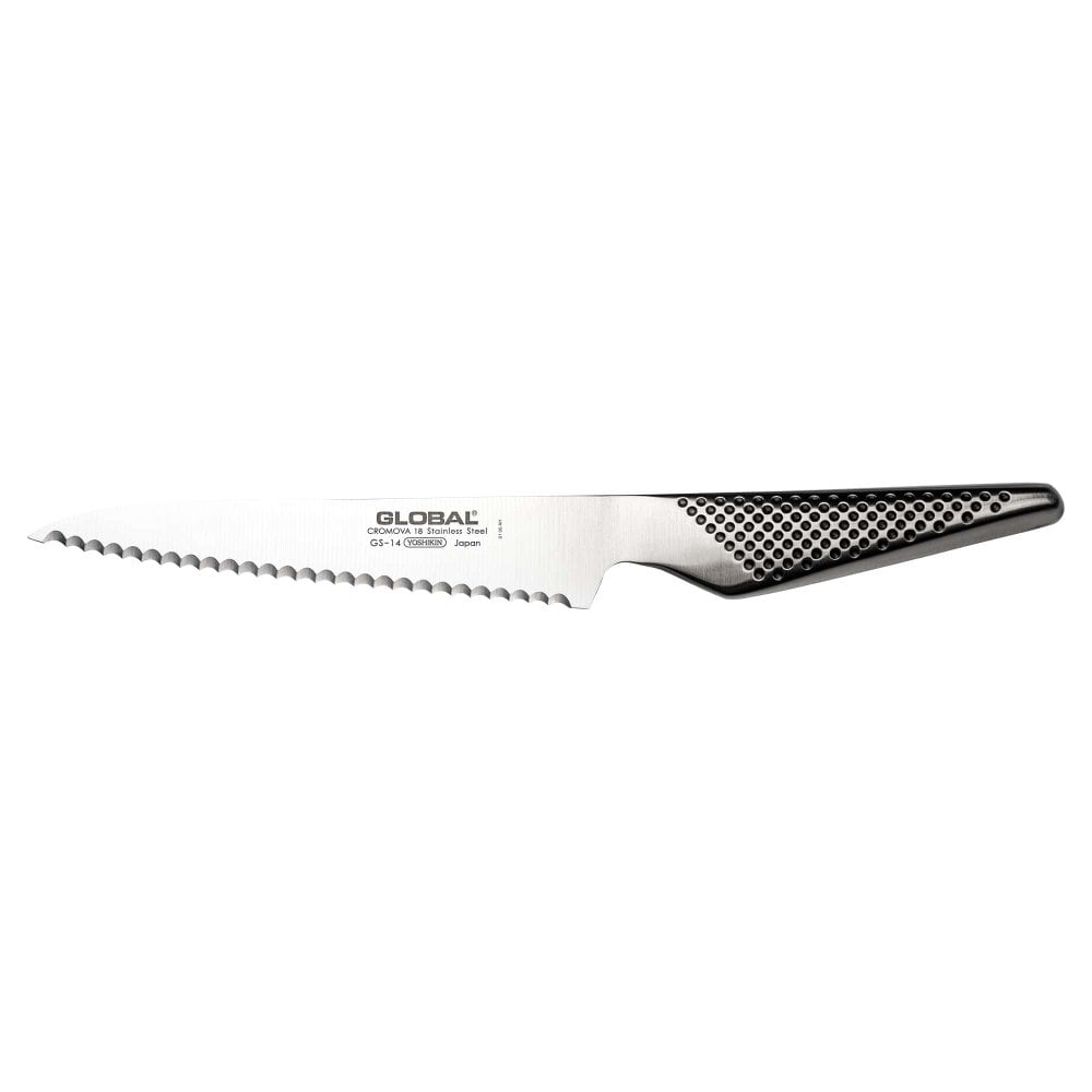 Global GS-14 Utility Knife Scalloped 15cm Main image