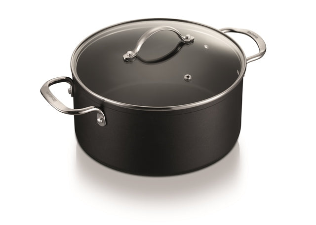 Chrome 24cm Casserole with lid Main image