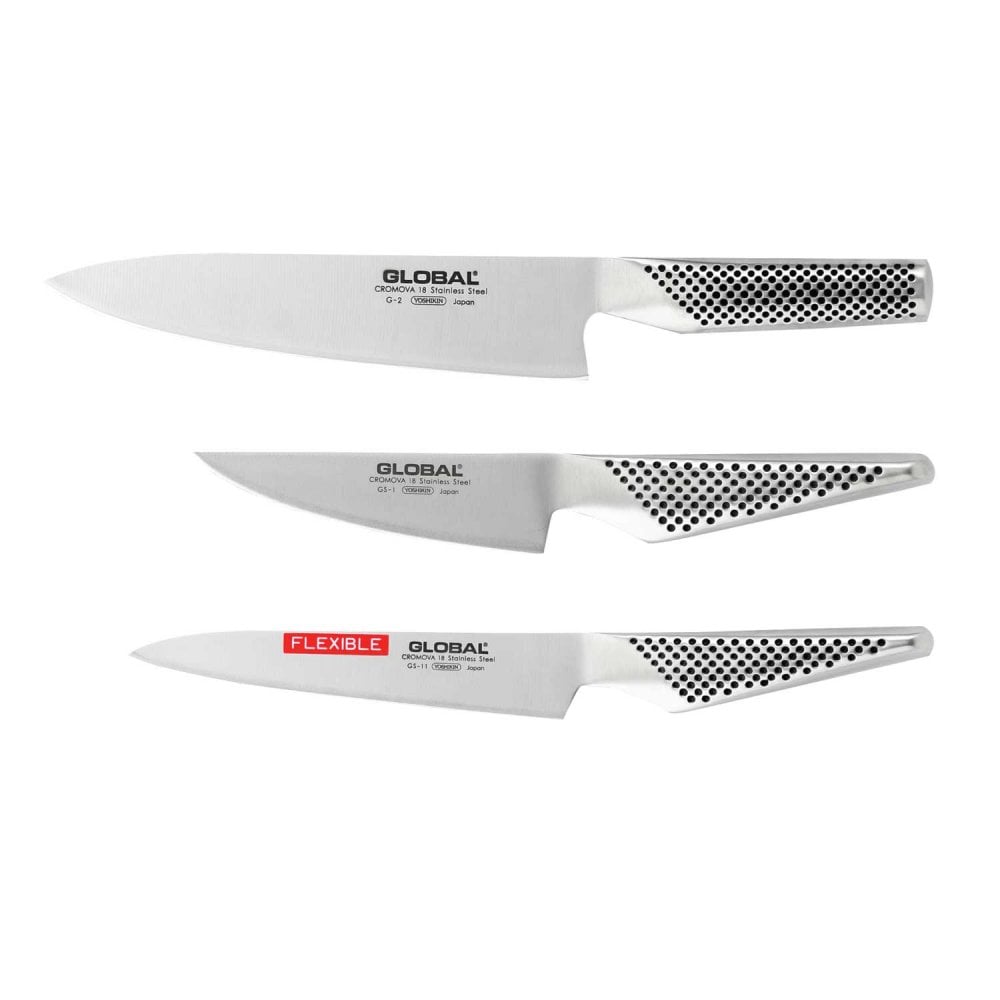 Global Boxed Knife Set - 3-Piece (G-2, GS-1, GS-11) Main image