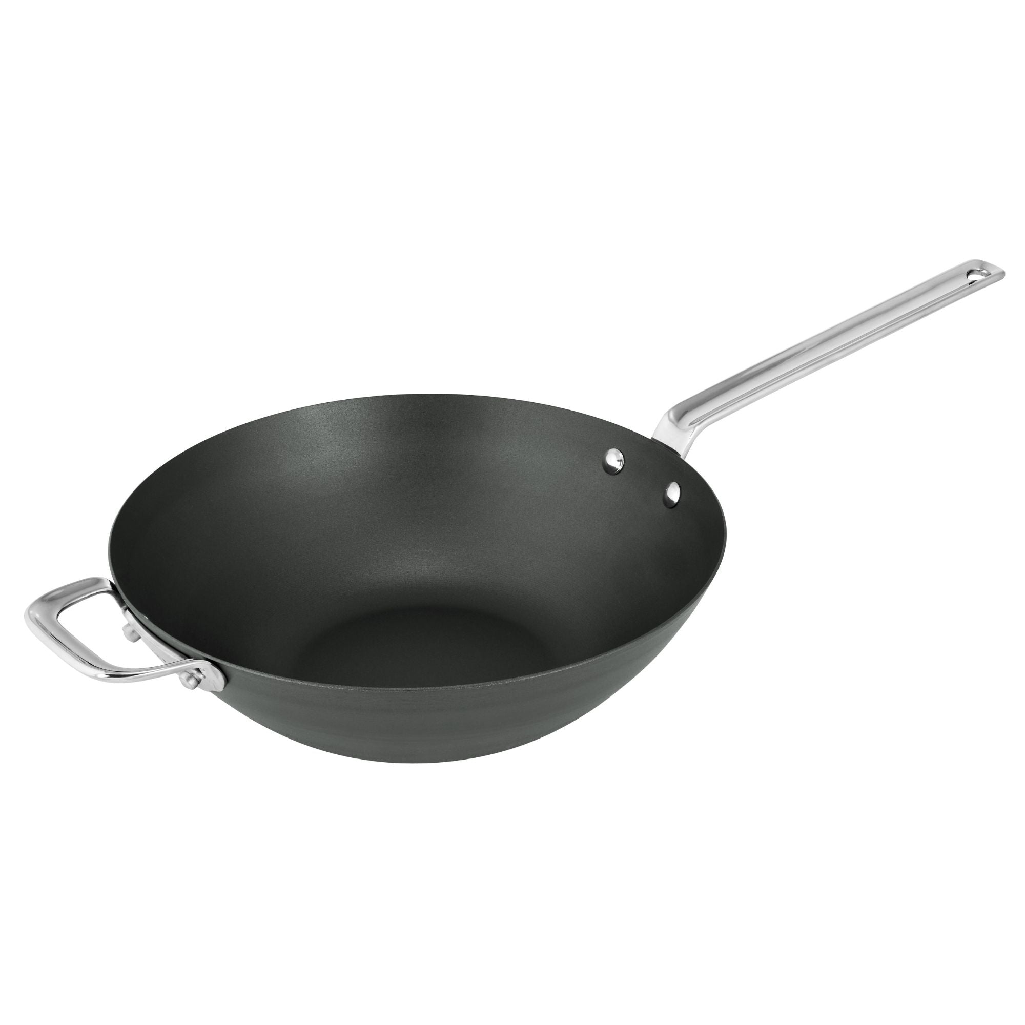 Black Iron Wok in sleeve 30cm Main image
