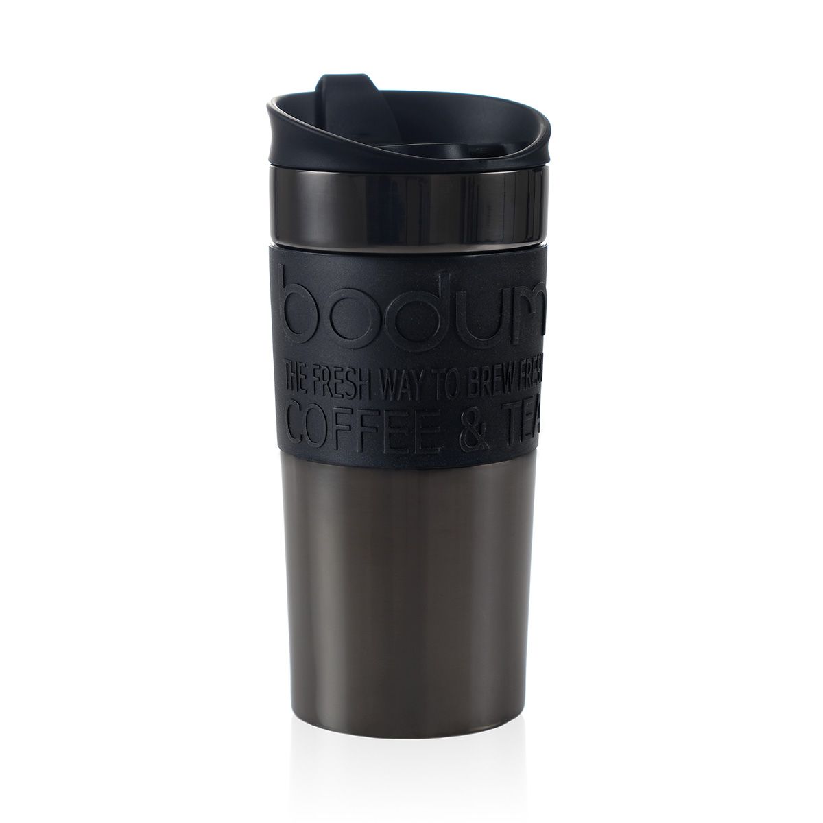 Travel Mug Double Wall 350ml - Gun Metal