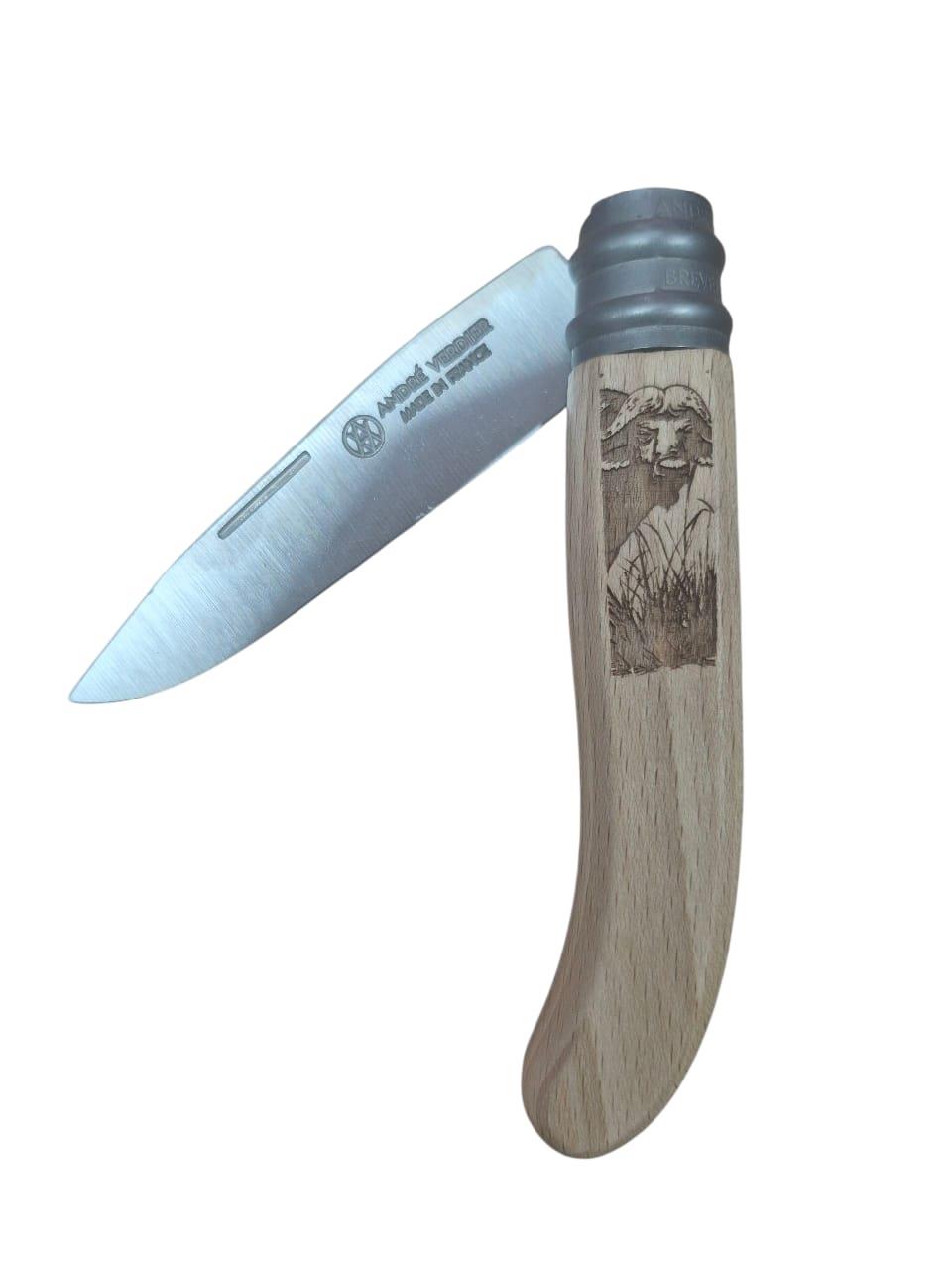 Alpage Folding Knife - Beech Wood - Buffalo Main image