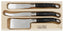 Andre Verdier Cheese Set 3pc - Black