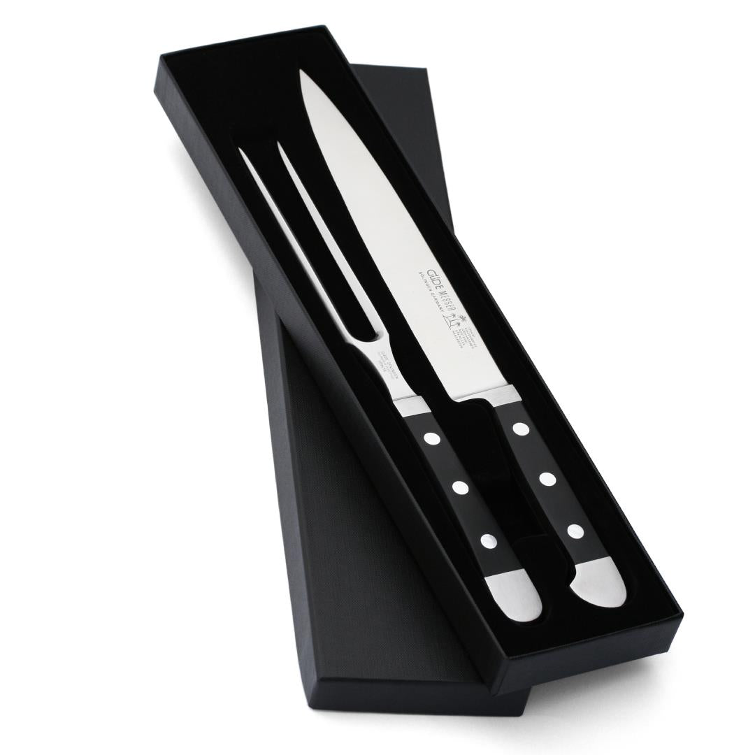 Guede Alpha 2-piece Black Carving Set Main image