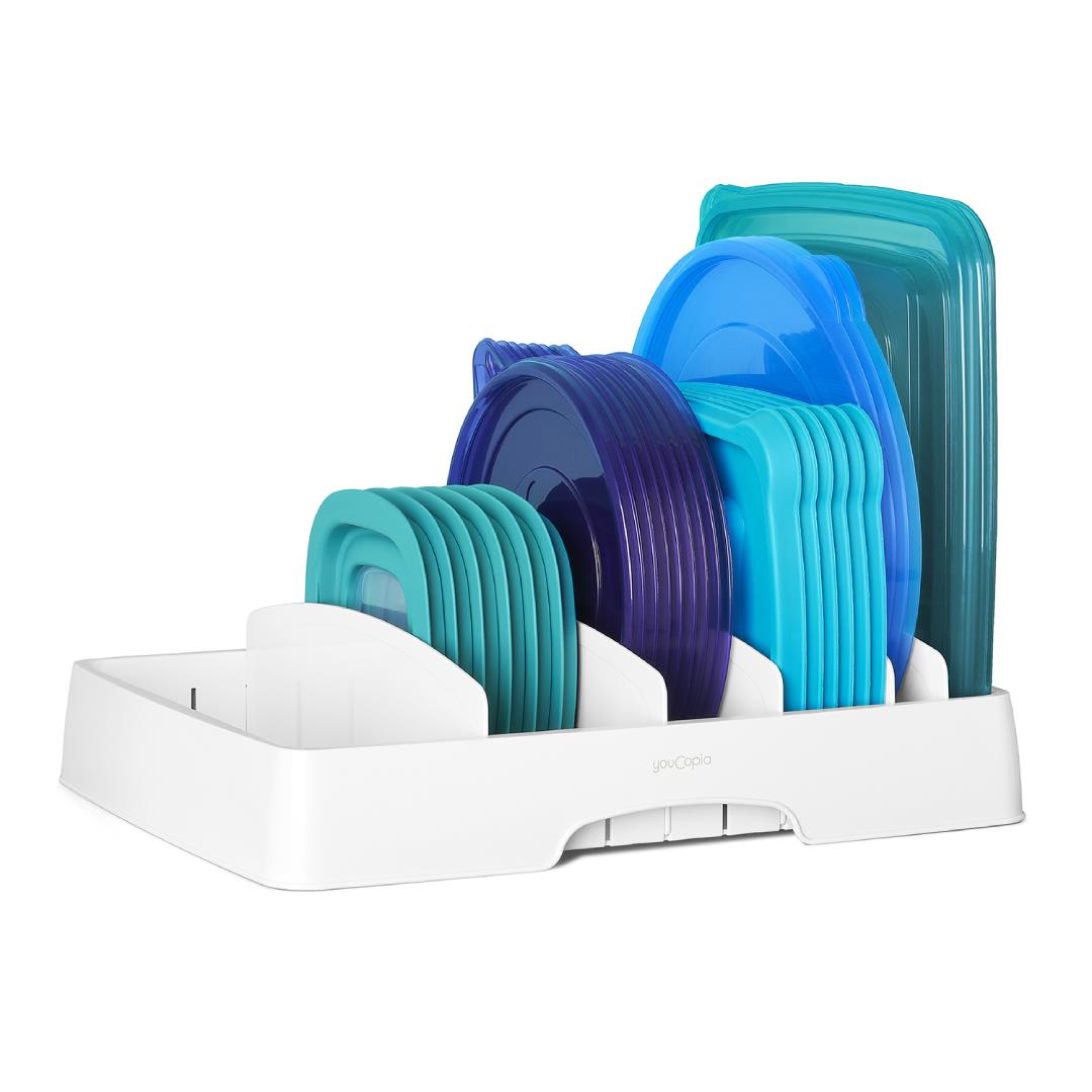 YouCopia StoraLid 23cm Large Lid Organiser - White#