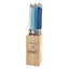 Andre Verdier Steak Knife Set 6pc with Wooden Stand - Beach