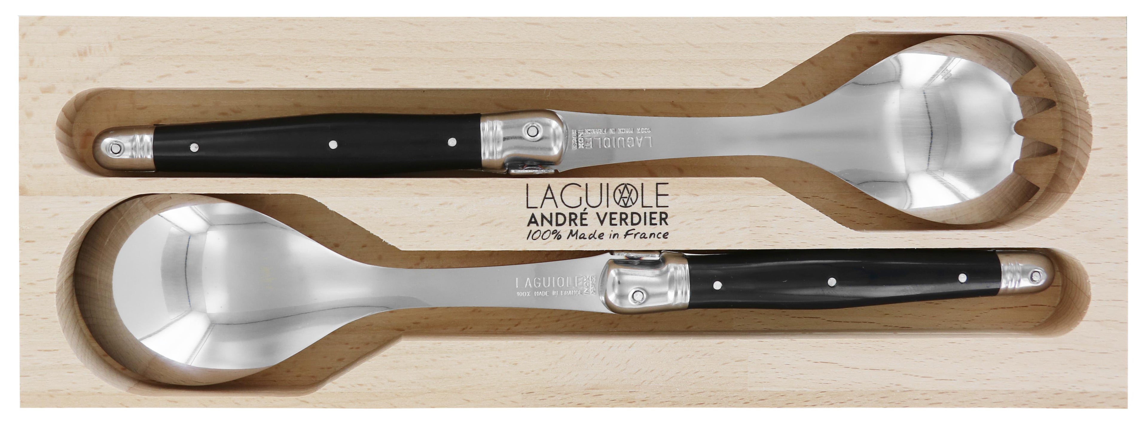 Andre Verdier Salad Server Set 2pc - Black