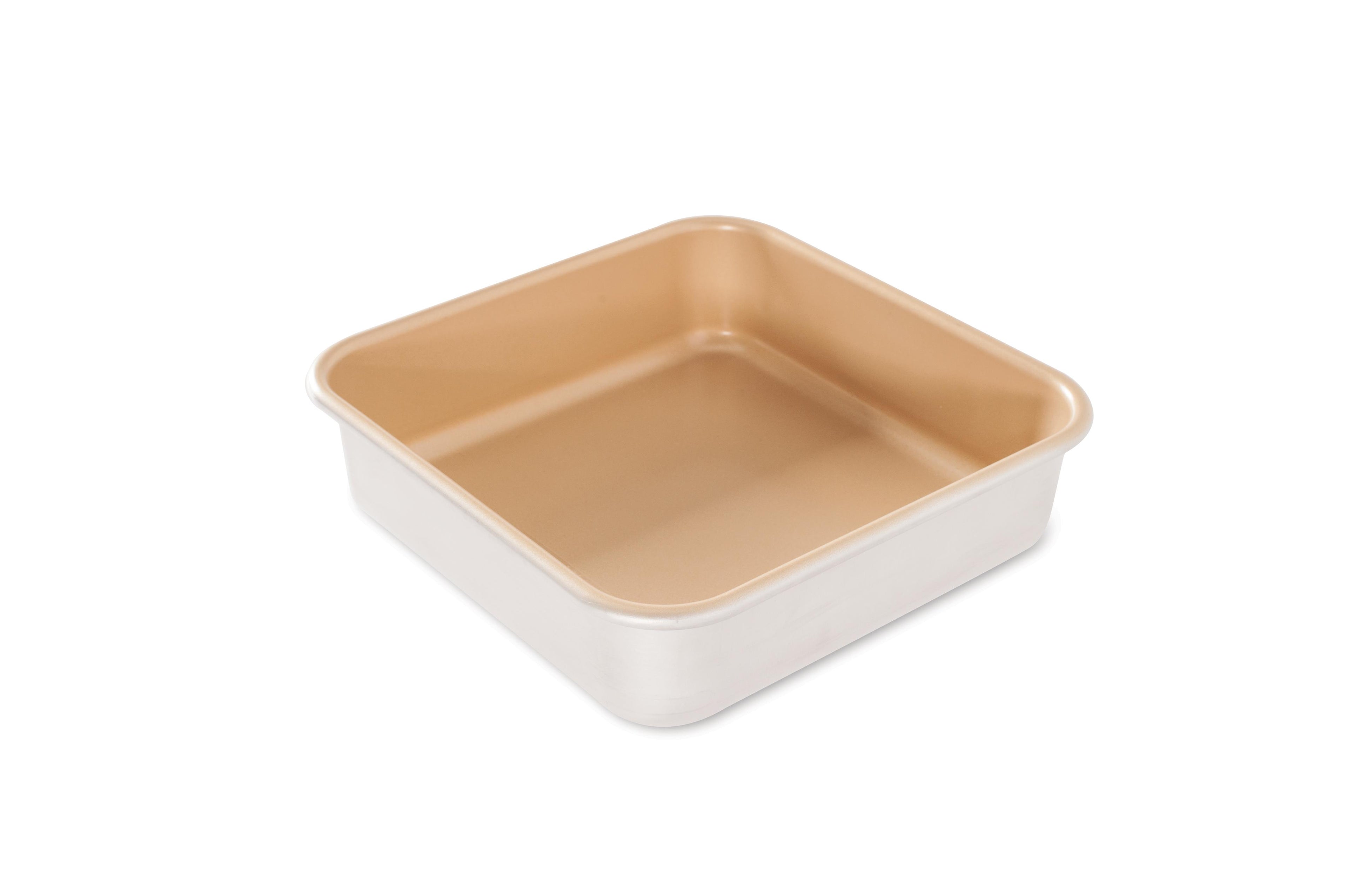 Nordic Ware  23 cm X 23 x 6cm Non-Stick Square Cake Pan - Rose Gold