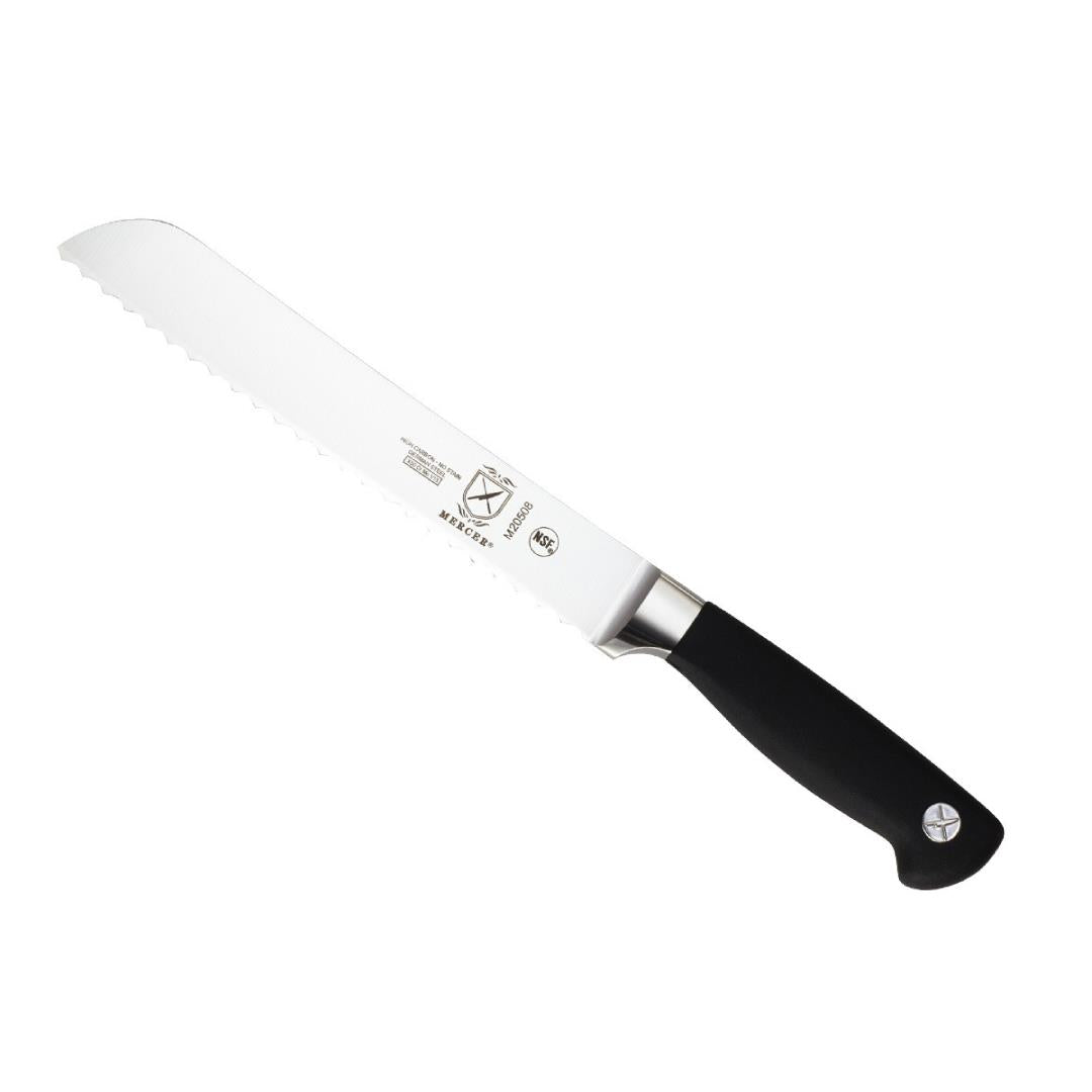 Mercer Culinary Genesis Wavy Edge Wide Bread Knife 20cm - Black Main image