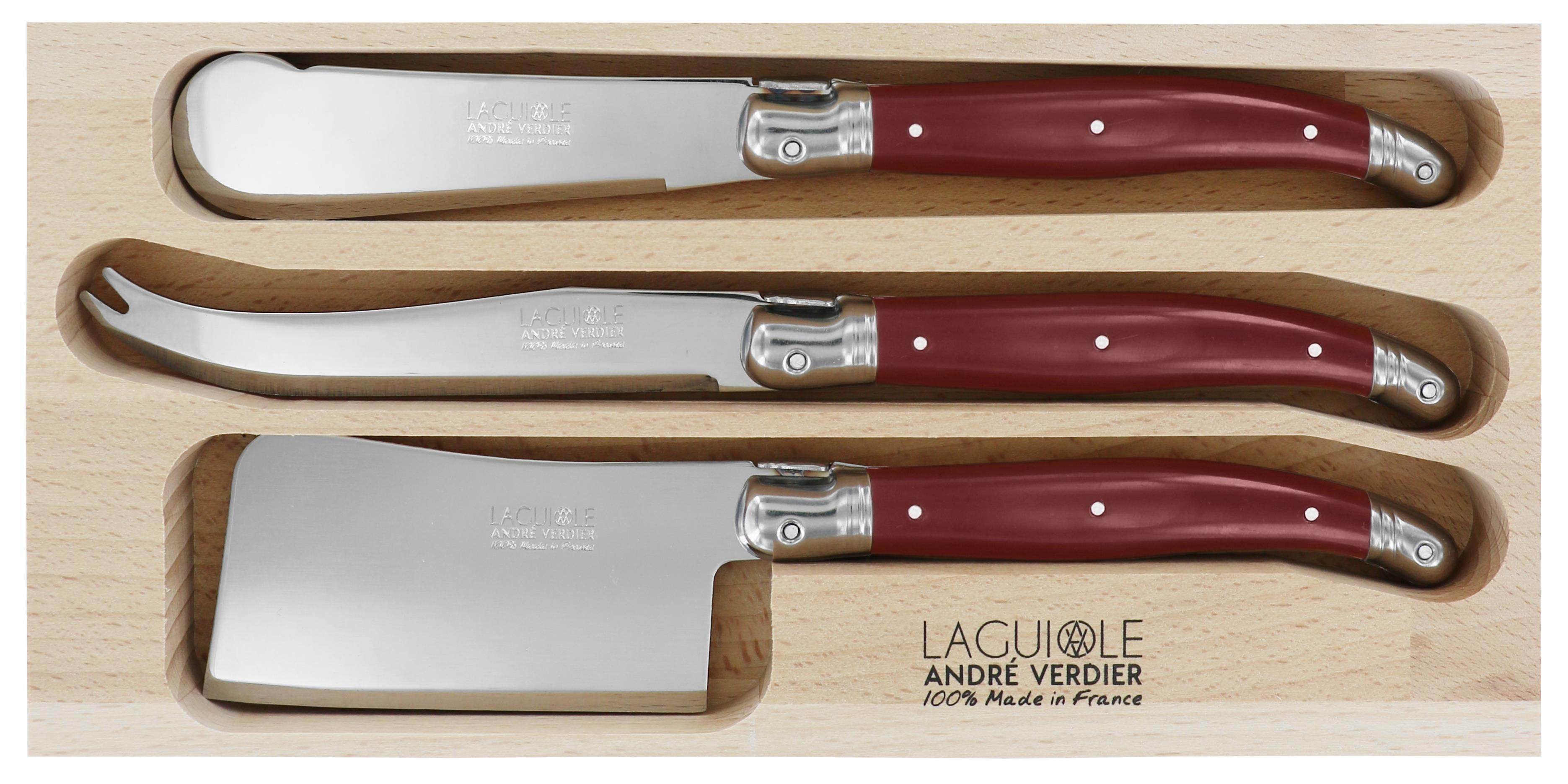 Andre Verdier Cheese Set 3pc - Cherry Red Main image