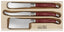Andre Verdier Cheese Set 3pc - Cherry Red