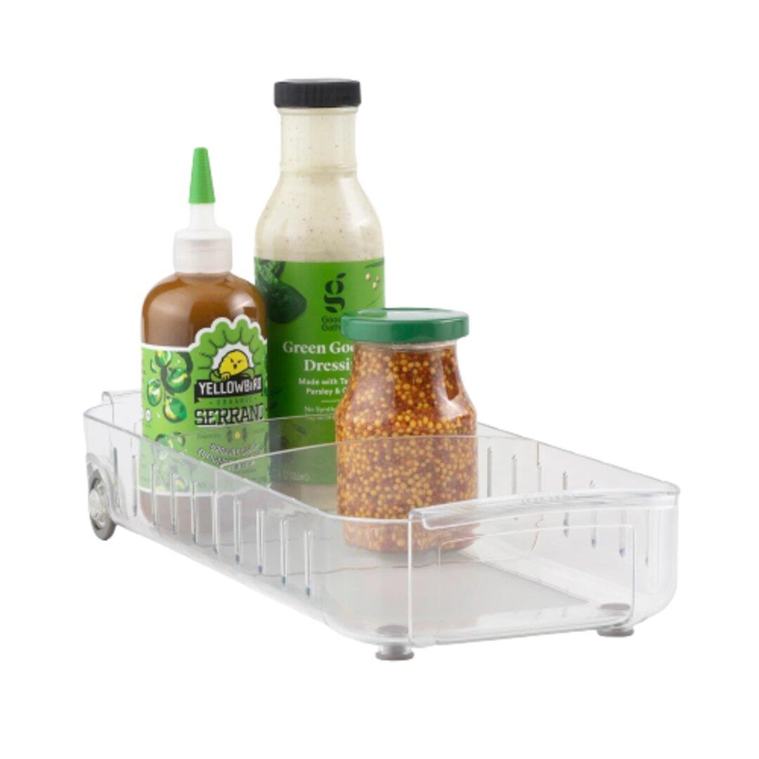 YouCopia RollOut 15cm Fridge Caddy - Clear#