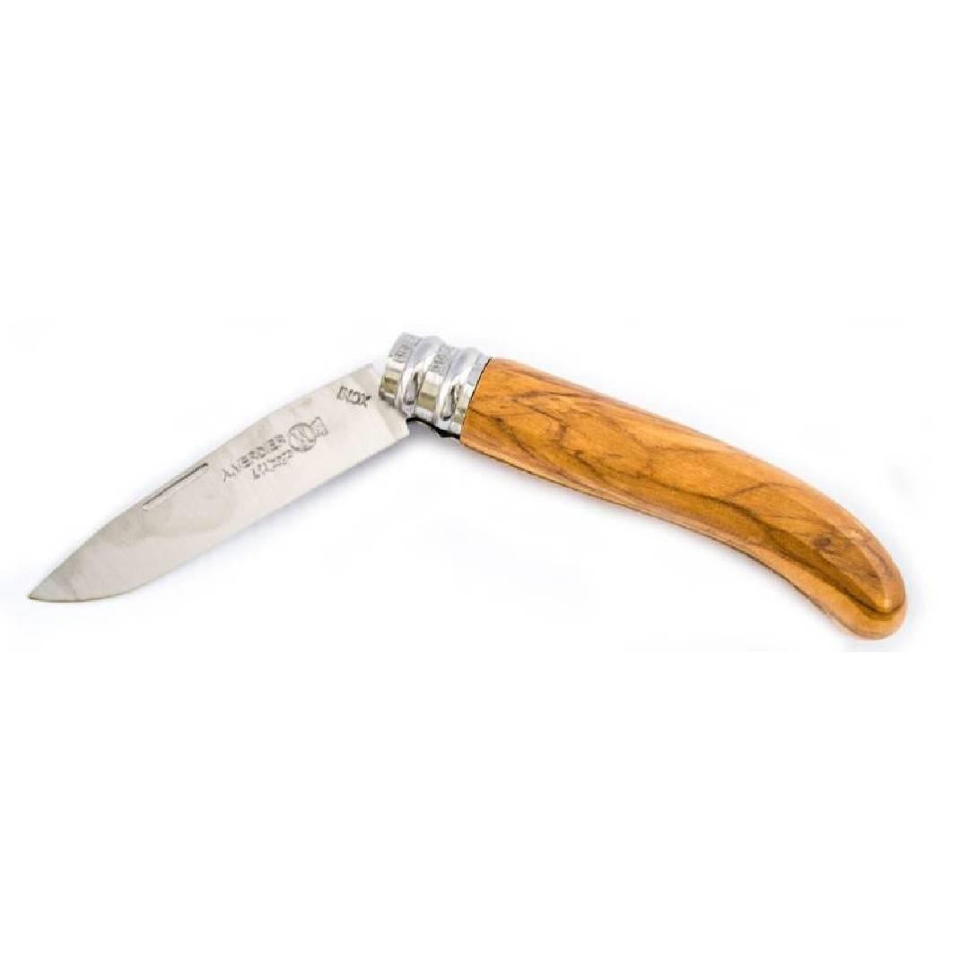 Andre Verdier Alpage Folding Knife - Olive Wood Handle Main image