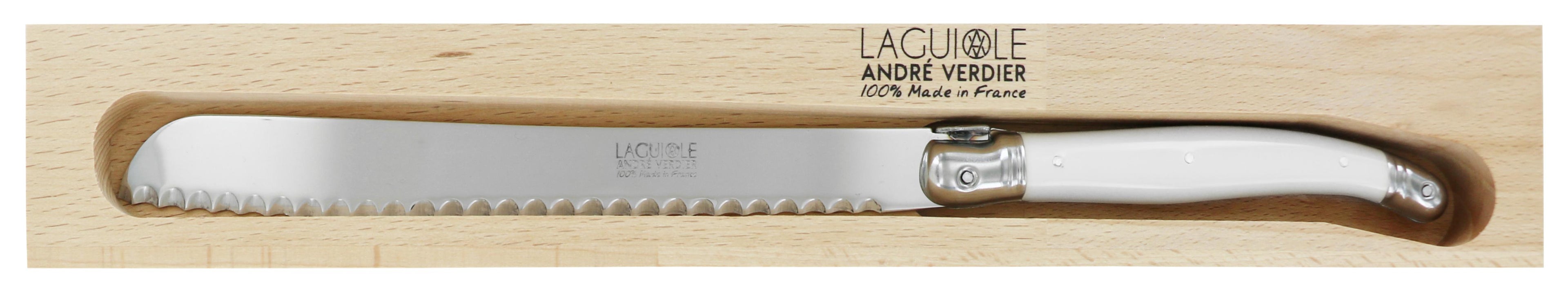 Andre Verdier Bread Knife - Chalk White