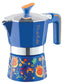 Pedrini Frida Kahlo 3-Cup Coffee Maker  - Blue