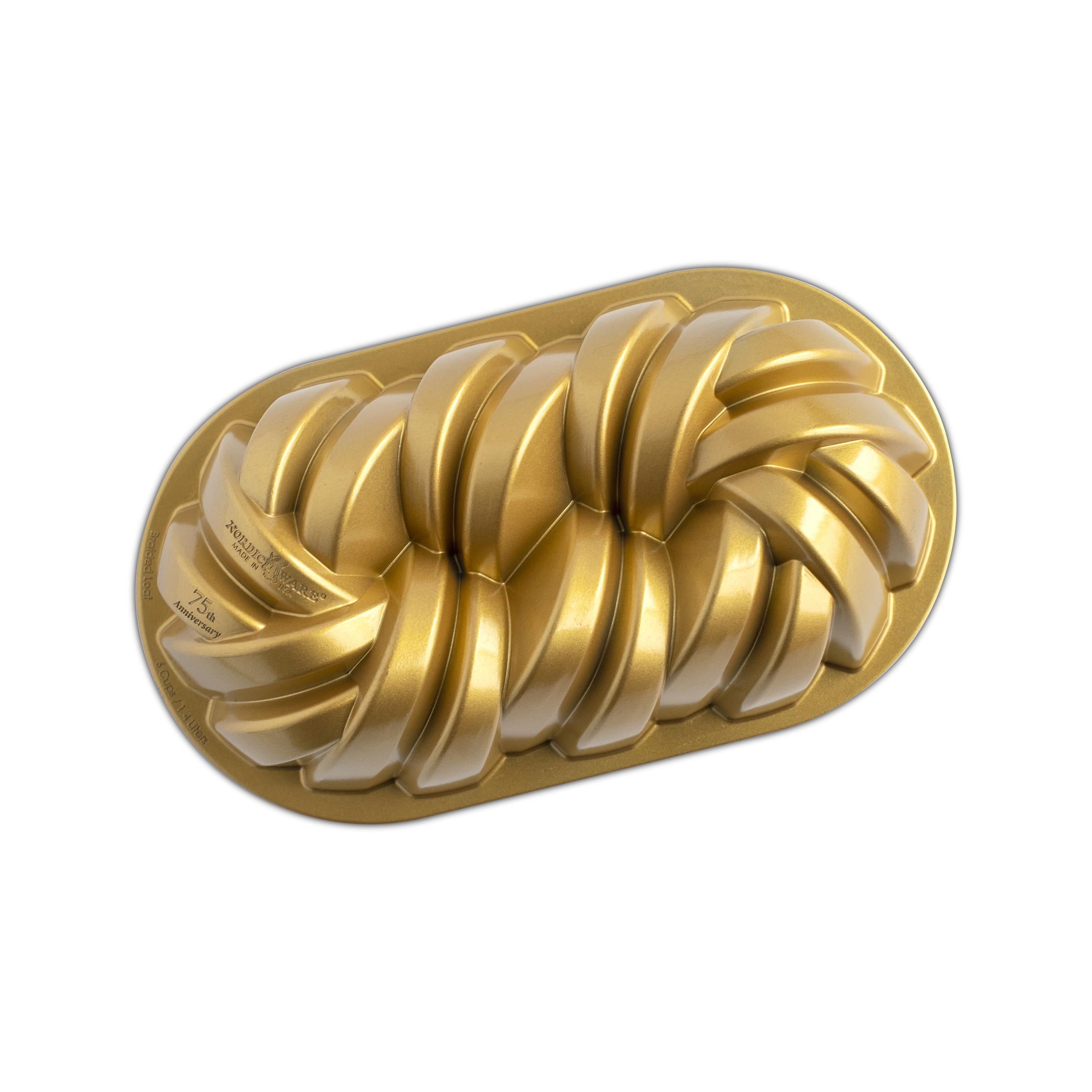 Nordic Ware 75th Anniversary Braided Loaf Pan Main image