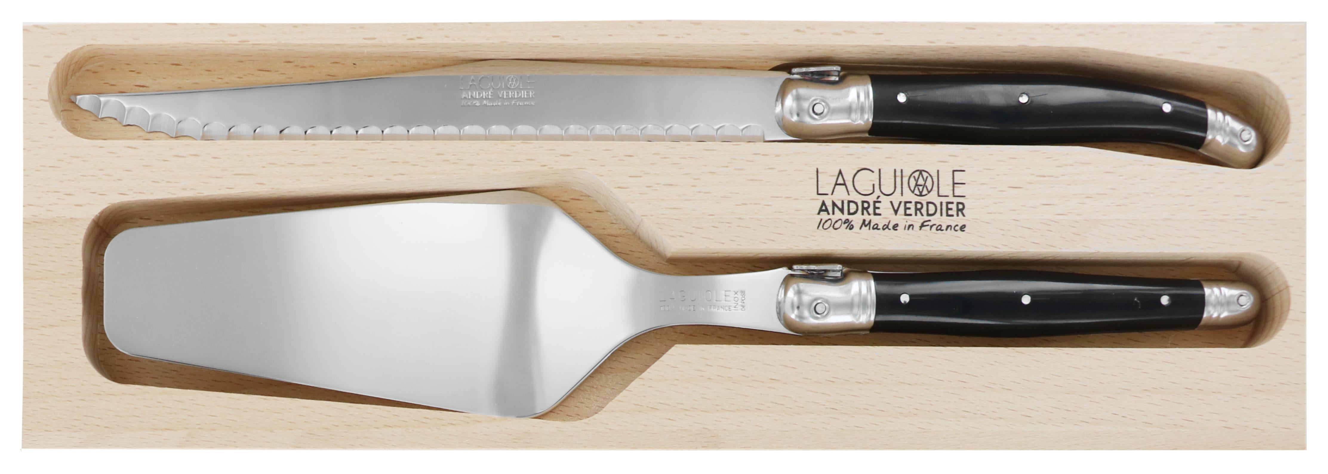 Andre Verdier Cake Server & Knife Set 2pc - Black Main image