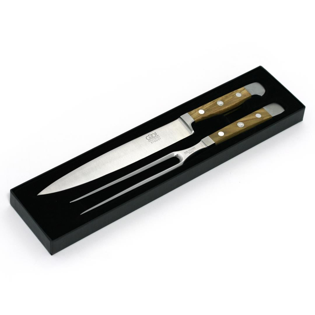 Guede Alpha Olive 2-piece Carving Set