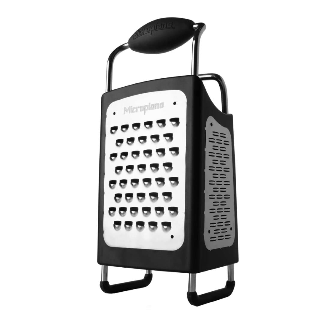 Microplane Specialty 4 Sided Box Grater - Black