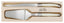 Andre Verdier Cake Server & Knife Set 2pc - Ivory
