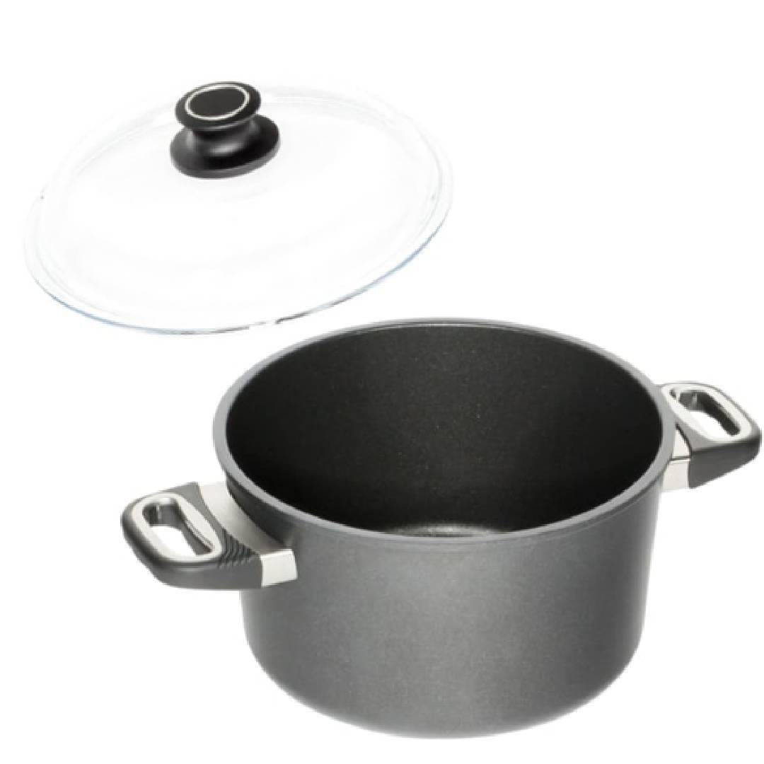 AMT Stock pot 28cm with Glass Lid#