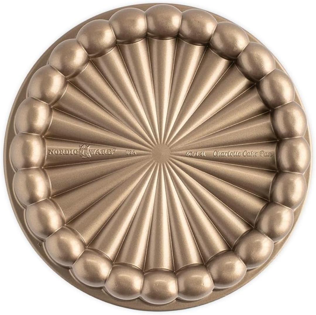 Nordic Ware Gold Charlotte Cake Pan Main image