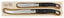 Andre Verdier Cheese & Butter Knife Set 2pc - Black