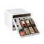 YouCopia SpiceStack Adjustable 24-Spice Bottle Organizer - White#