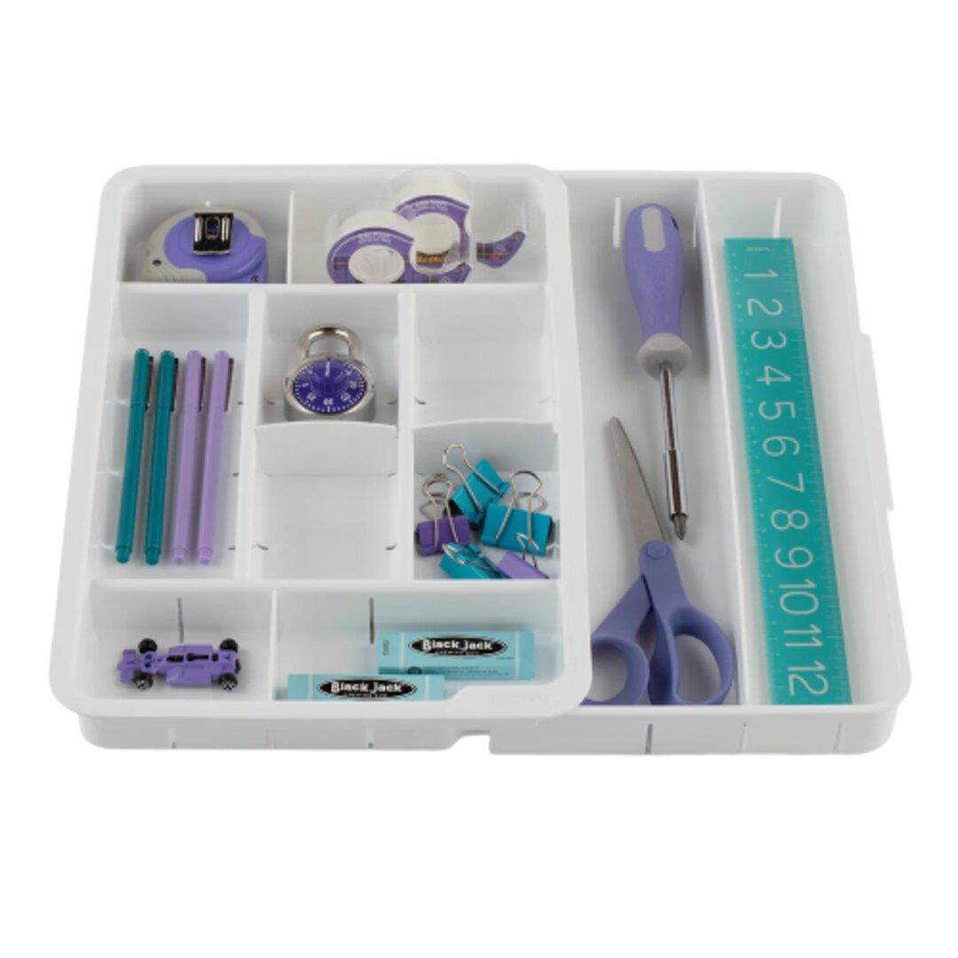 YouCopia DrawerFit Small "Stuff" Organizer - White#