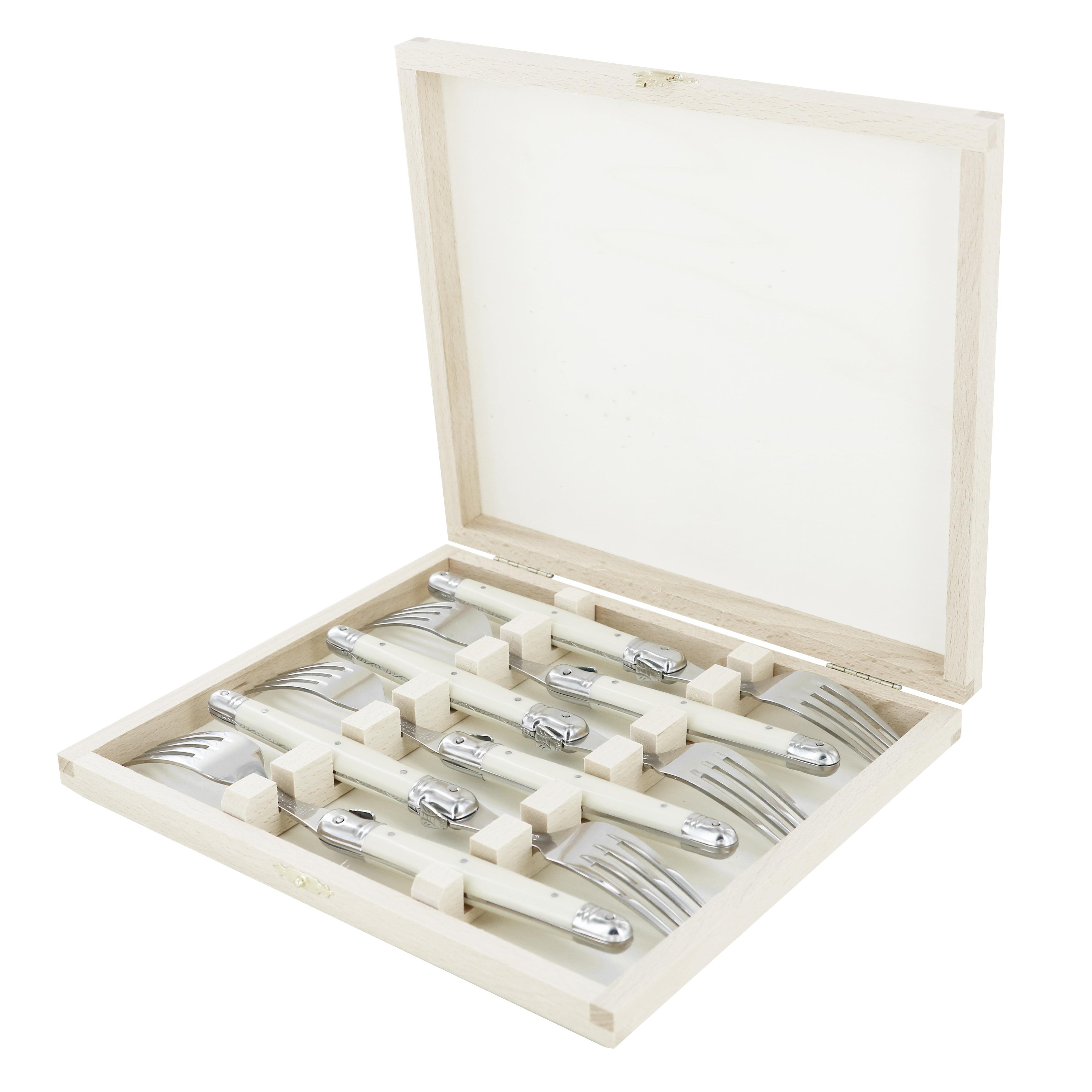 Andre Verdier Classique Fork Set 6pc - Ivory#