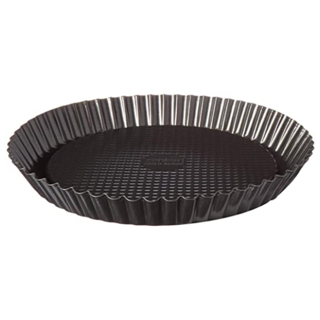 Zenker Black Metallic Fruit Tart Tin with rolled edge 30cm Main image