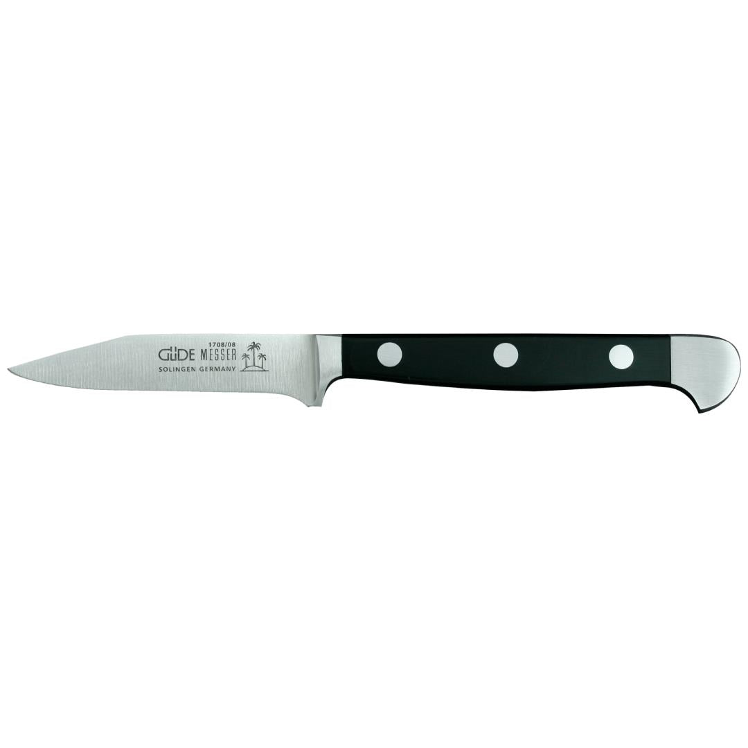 Guede Alpha Black Paring Knife 8cm# Main image