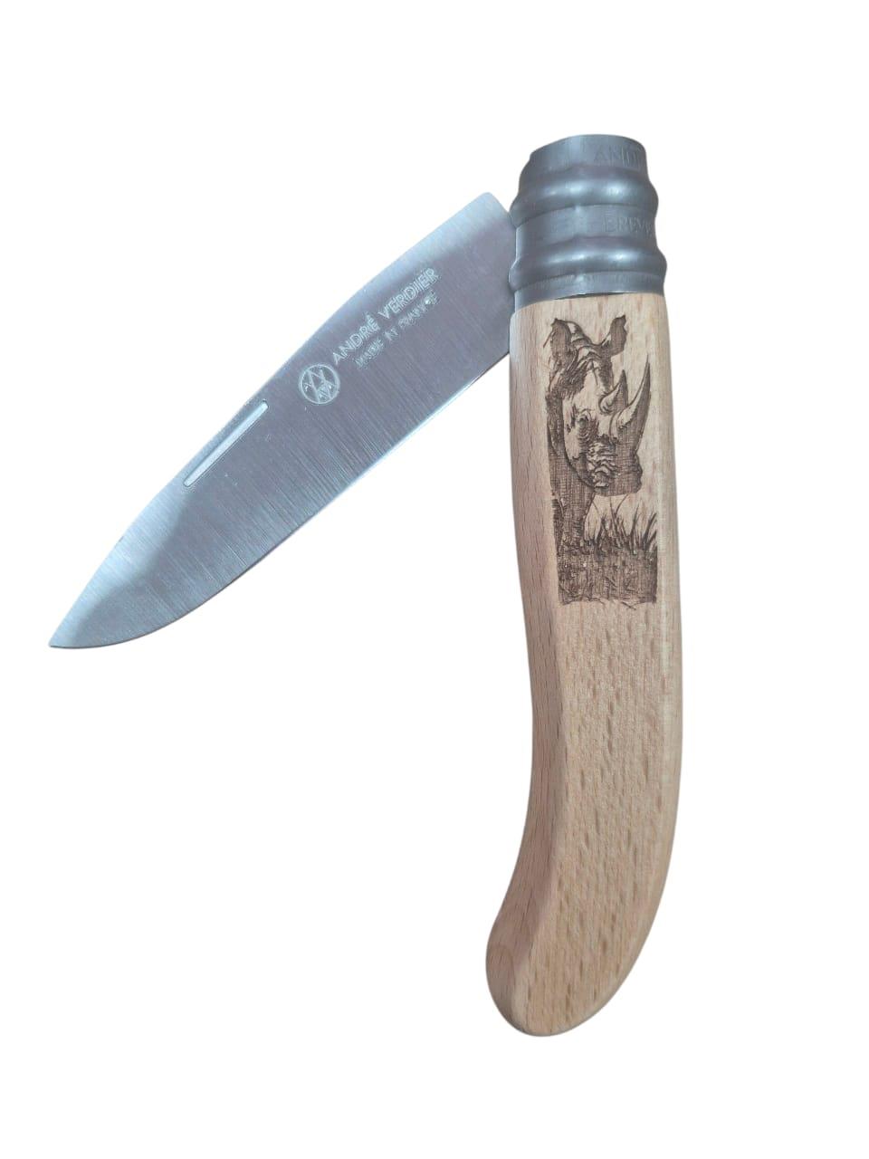 Alpage Folding Knife - Beech Wood - Rhino
