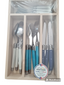 Andre Verdier Cutlery Set 16pc with Steak Knives - Beach#