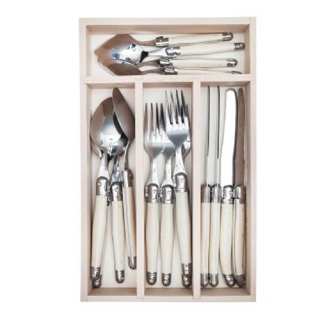 Andre Verdier Cutlery Set 16pc - Ivory Main image