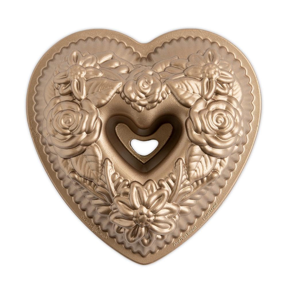 Nordic Ware Floral Heart Bundt Pan# Main image