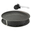 Zenker Stackable Perforated Pizza Pans with cutter 32cm