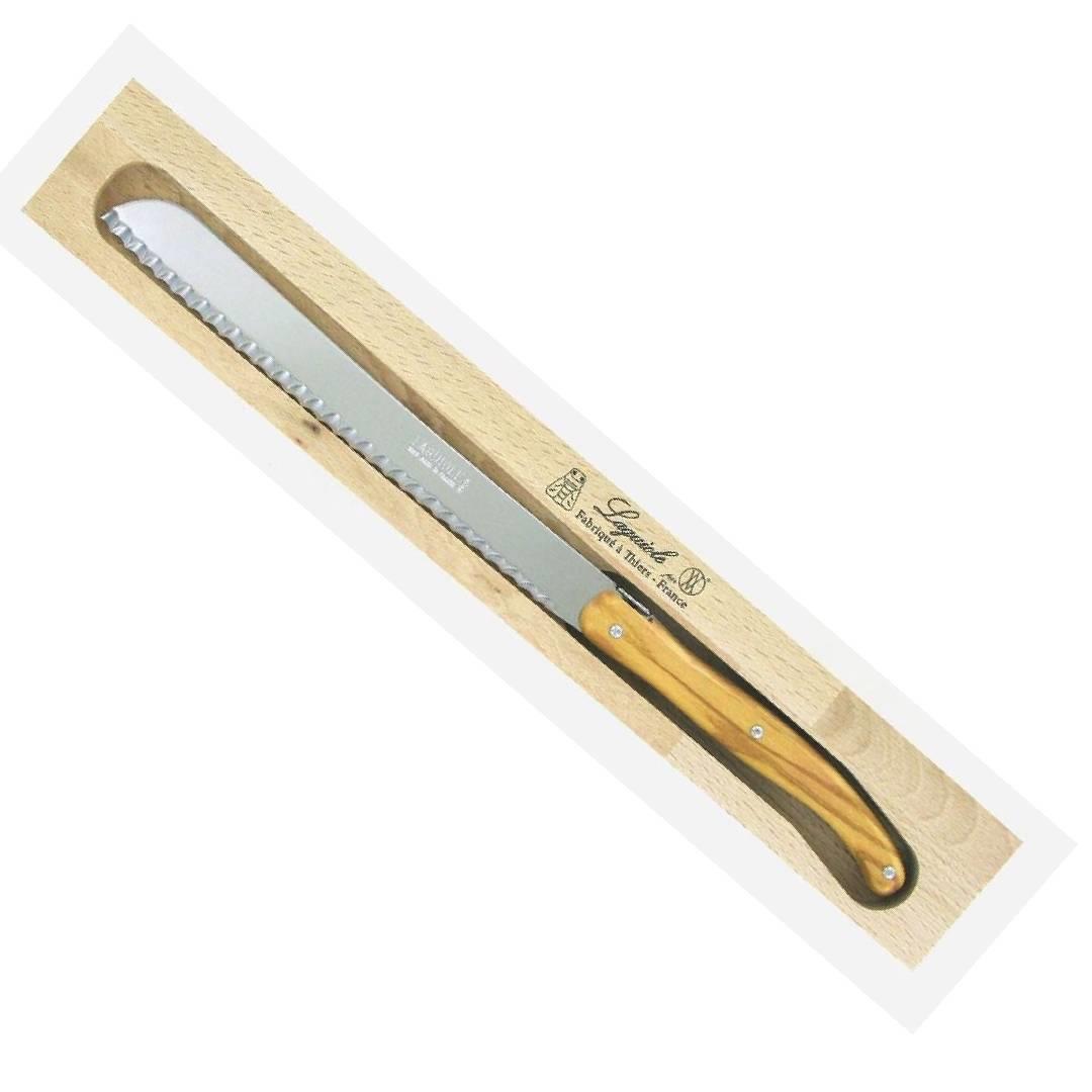 Andre Verdier Bread Knife -  Olive Wood# Main image