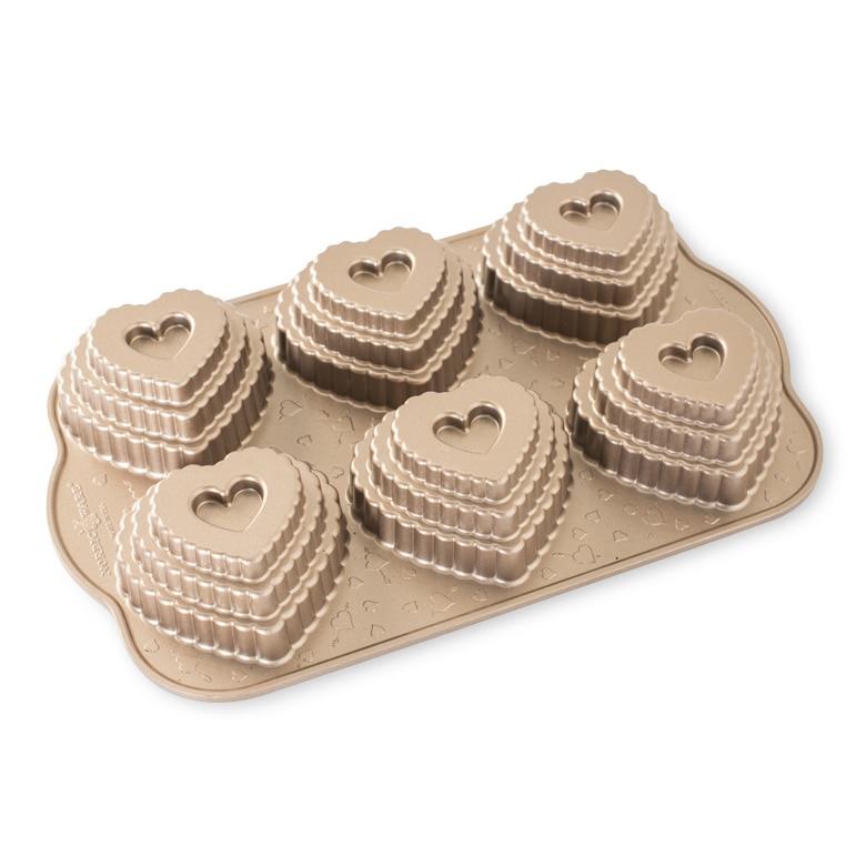Nordic Ware Tiered Heart Cakelet Main image