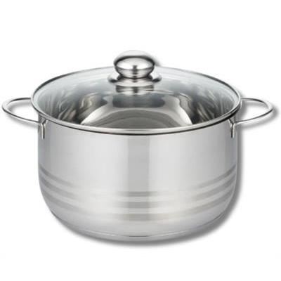 ELO Cookpot low 20cm with glass lid Brillant