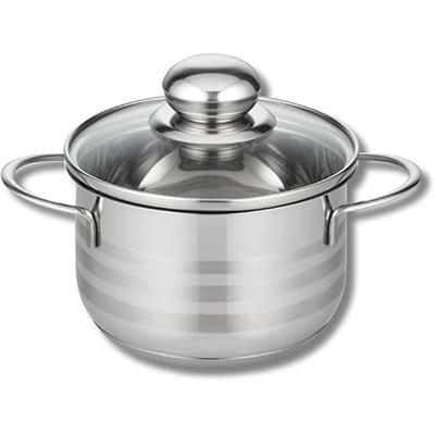 ELO Cookpot high 12cm with glass lid Brillant
