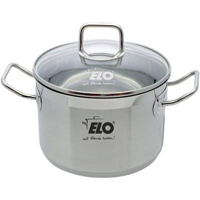 ELO Profi Duo Therm 14 cm Cookpot high with glass lid# Main image