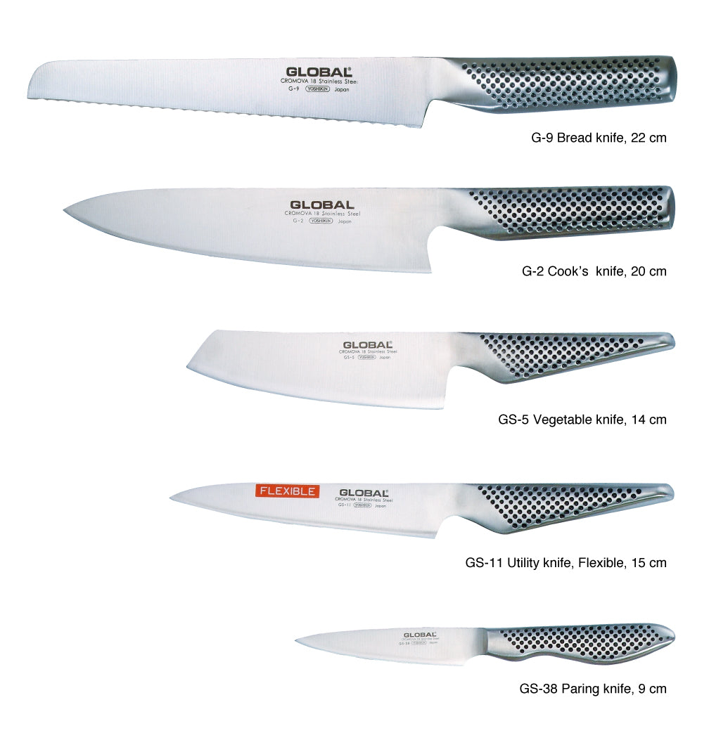 Global 5-Piece Knife Set Main image